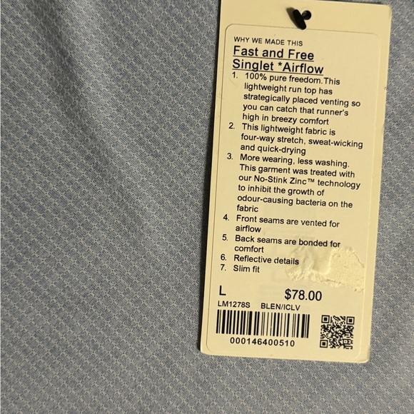 Lululemon Fast and Free Singlet *Airflow Tank - Picture 3 of 5